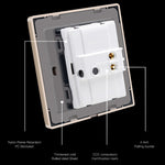 1 2 3 Gang 1 2 Way Household Switch Socket - KITCHEN HELPER