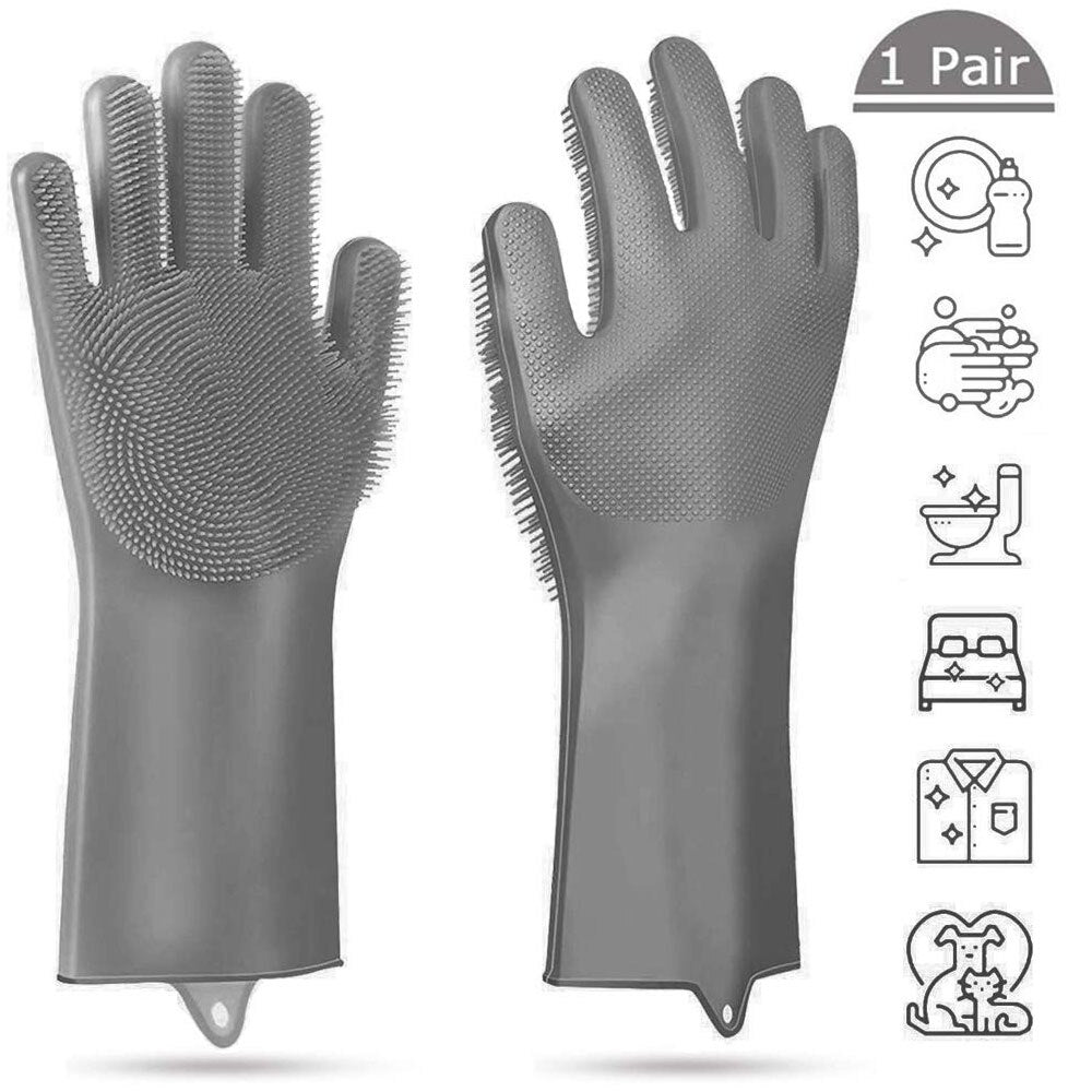 Kitchen Silicone Cleaning Gloves