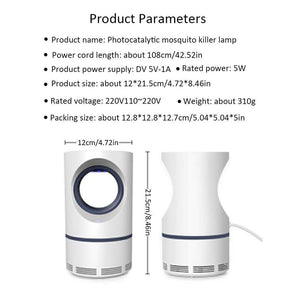 Photocatalytic mosquito destroyer lamp - KITCHEN HELPER