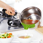 Pots Pans Rim Leak-proof Kitchen Funnel - KITCHEN HELPER