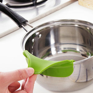 Pots Pans Rim Leak-proof Kitchen Funnel - KITCHEN HELPER