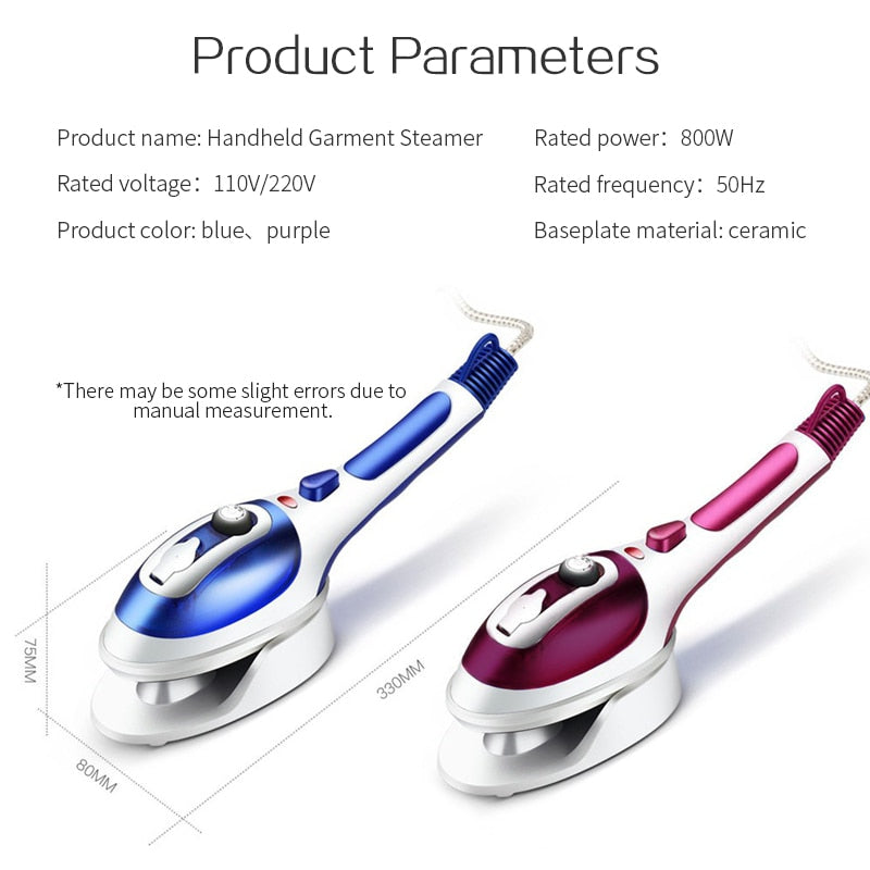 Portable Handheld Steam Iron(1 Set) - KITCHEN HELPER