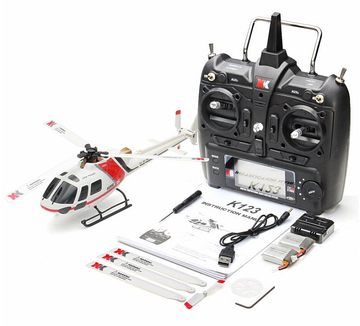 (With 2 Batteries) Original XK K123 6CH Brushless - KITCHEN HELPER